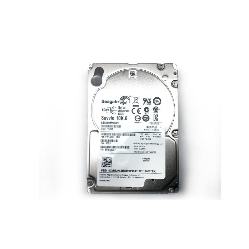 Seagate 600GB 2.5” SAS HDD 9WL066-003 (Second-Hand) - FOR SERVERS ONLYNetwork & Servers