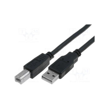 VCOM USB AM/BM 2.0V Black 1.8m Cable (Second-hand ~ Unused/Sealed)Cables & Adapters