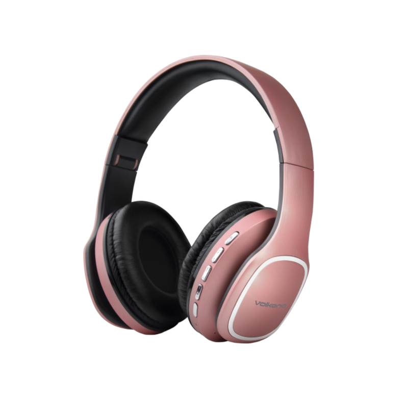 Volkano Phonic Series Bluetooth Full Size Headphones - Rose Gold (Brandnew