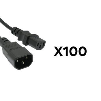 Batch of 100x Male to Female Extension Power Cables (Second-Hand)Cables & Adapters