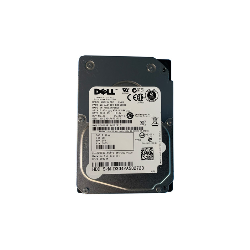 Dell 146GB 2.5” SAS HDD CA07069-B20400DE (Second-Hand) - FOR SERVERS ONLYNetwork & Servers