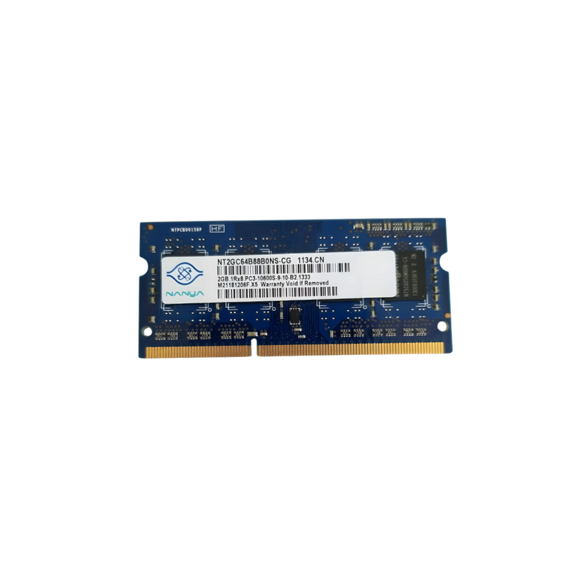 Nanya 2GB DDR3 10600S SODIMM RAM (Second-Hand)Components
