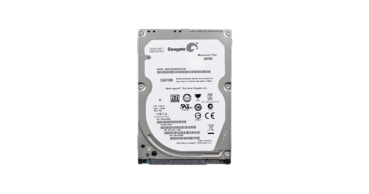 2.5" 320GB Sata Hard drive (Second-Hand)Components