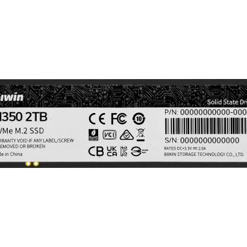 Biwin 2TB PCIe 4.0 M.2 2280 SSD | BM350NN02TB-RGX