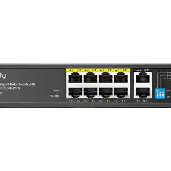 Cudy 10 Port Gigabit 8 PoE 100W PoE Switch | GS1010P