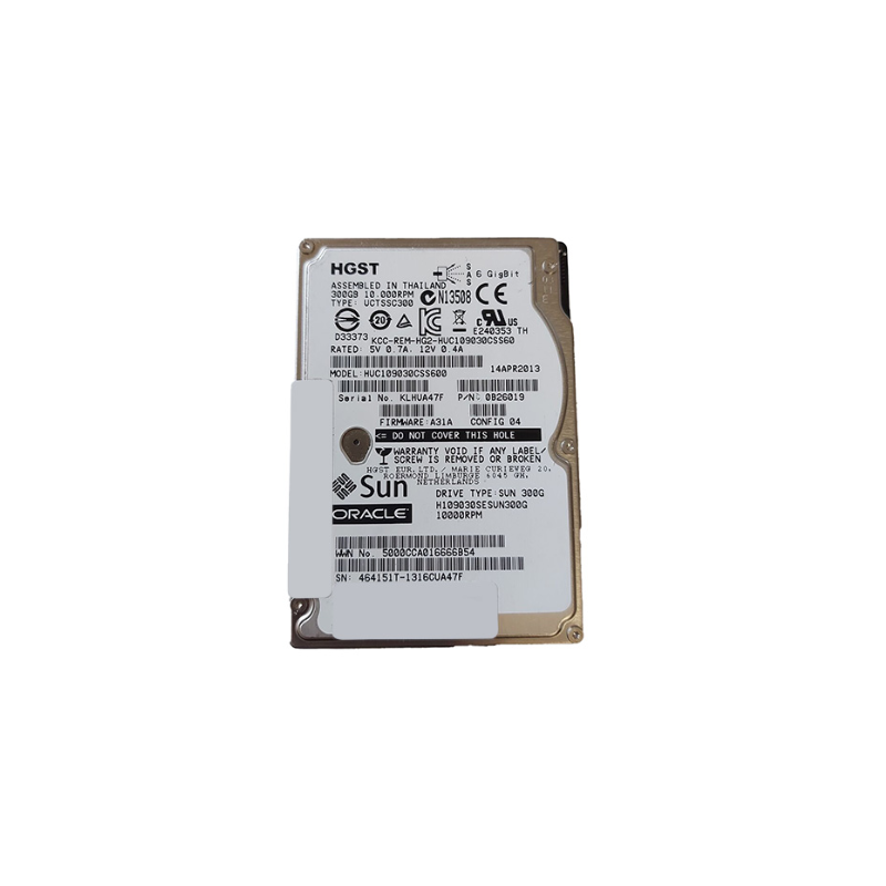 HGST 300GB 2.5” SAS HDD 0B26019 (Second-Hand) - FOR SERVERS ONLYNetwork & Servers
