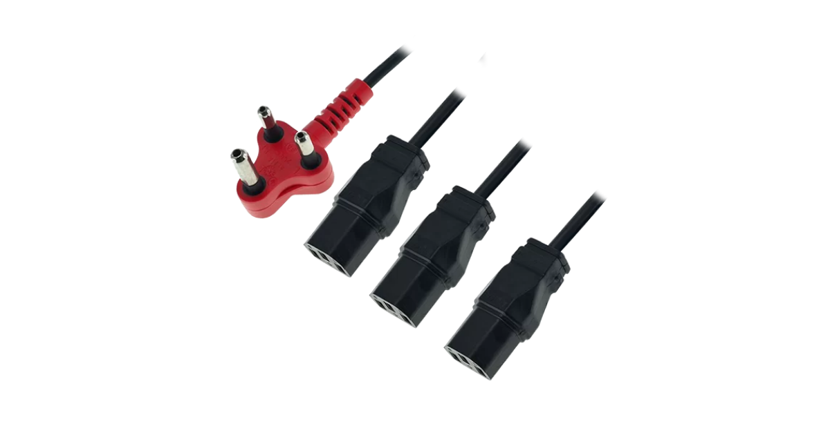 Triple Kettle Plug Power Cable (Second-Hand)Cables & Adapters