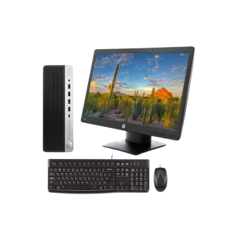 HP ProDesk 600 G3 Pentium SFF l HP 22" Monitor l Wired K&MBundle Deals