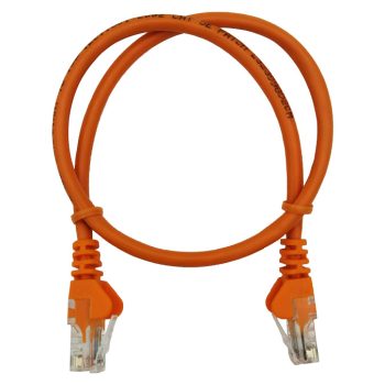 Linkbasic 50cm UTP Cat5e Flylead Orange