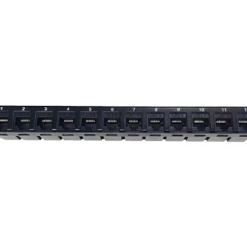 Linkbasic 12 Port Cat6 10-inch Patch Panel for Mini Rack