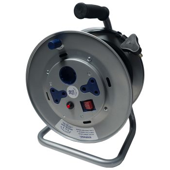 30M 16A Extension Cord on Open Metal Reel