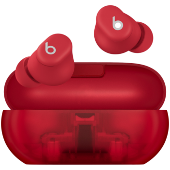 Beats Solo Buds - True Wireless Earbuds - Transparent Red