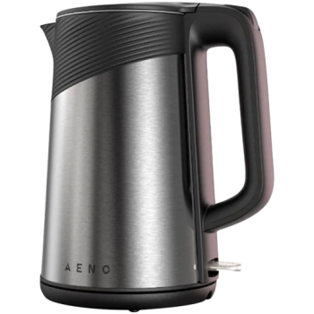 AENO EK3 Electric Kettle, 1.7L, Strix, Double Walls, Metallic Grey