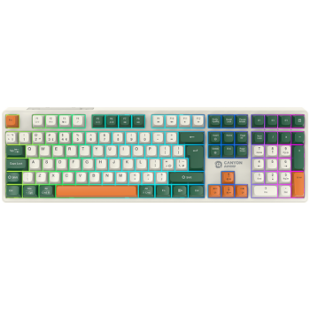 CANYON keyboard Shadder GKW-11 Mech RGB UK/US Wireless White
