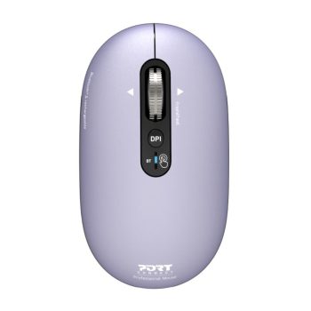 Port Connect PURE MAC Rechargeable Wireless and Bluetooth Mouse - Iris