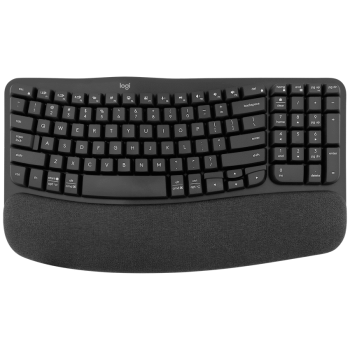 Wave Keys Wireless Ergonomic Keyboard - Graphite