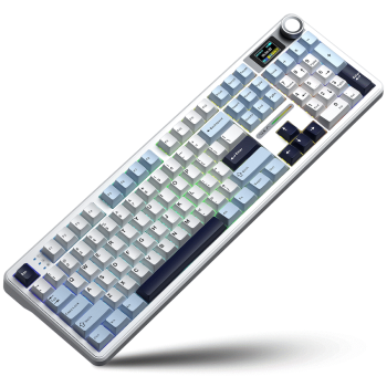 Aula Mechanical Gasket LCD Full Keyboard Multimode - Black/Grey