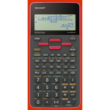 Sharp EL535 Scientific Calculator - 422 Functions- Red