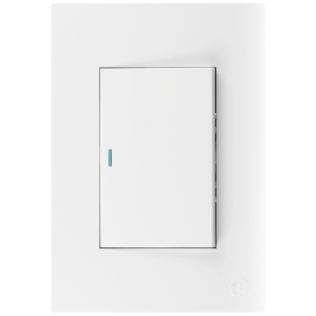Ellies 1 Lever 1 Way Switch 2x4 (60mmx100mm) -WT