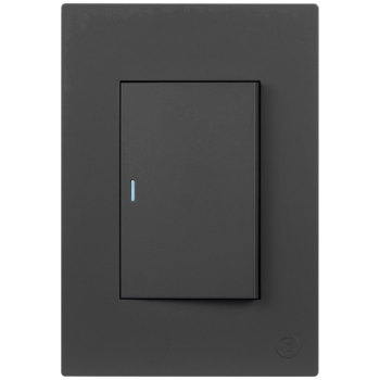 Ellies 1 Lever 2 Way Switch 2x4 (60mmx100mm) -BK