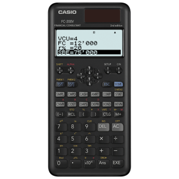 Casio FC-200V Financial Calculator