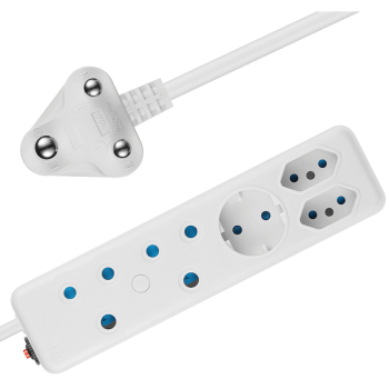 Ellies 5-Way Multiplug - 0.5m