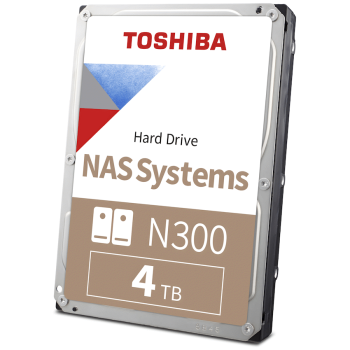 Toshiba N300 NAS Hard Drive 4TB SATA III  (512MB/7200RPM)