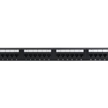 Linkbasic 24 Port Cat5e Rack Mount Patch Panel