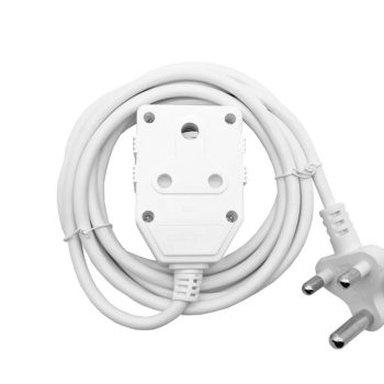 3M 10A Extension Cord with Double Coupler