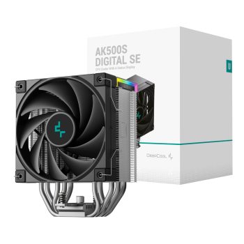 DeepCool AK500S Digital SE 120mm Air CPU Cooler - Silver/Black