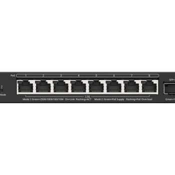 Reyee 8 Port 2.5Gbps PoE 130W 1SFP+ Smart Managed Switch