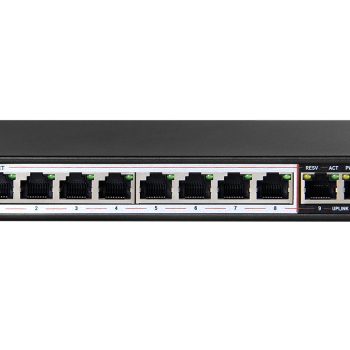 Scoop 10 Port Gigabit 8 PoE 96W Switch