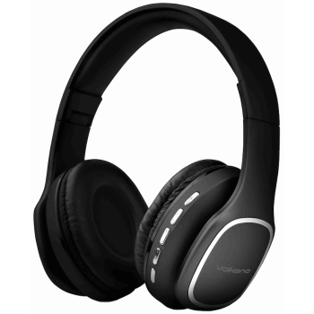 Volkano Phonic Series Bluetooth Full Size Headphones - Black