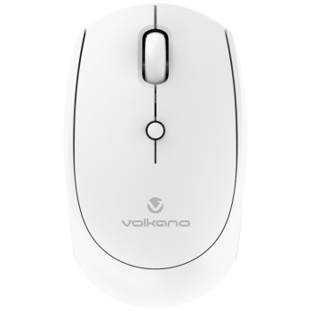 Volkano Talc Wireless Mouse - White