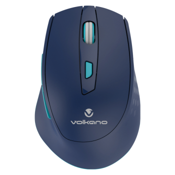 Volkano Chrome Series Wireless Mouse - Blue