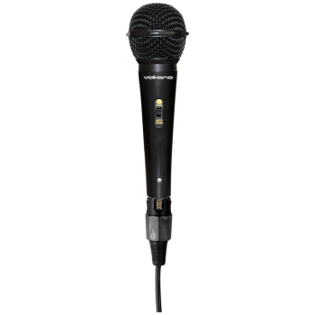 Volkano Ace Series Metal Wired Dynamic Vocal Microphone - Black