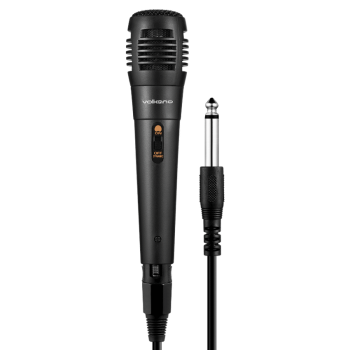 Volkano Vocal Series ABS Wired Microphone - Black