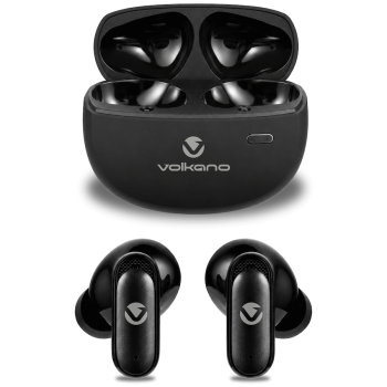 Volkano Nomad Active Noise-Cancelling True Wireless Earphones - Black