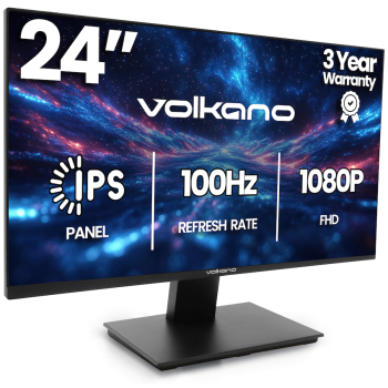 Volkano 24-inch Full HD IPS Monitor with HDMI/VGA
