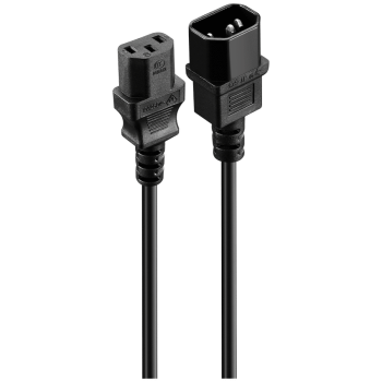 Volkano Presto Series Power Cable - 3 Pin IEC Extension 1.8m