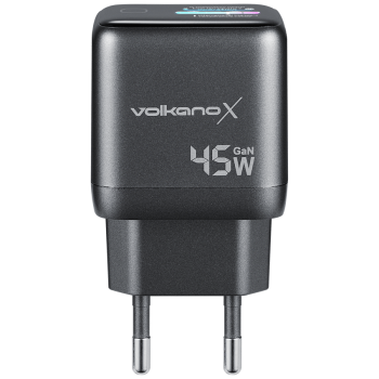 VolkanoX Monitor Nano Series 45w charger with screen - Black